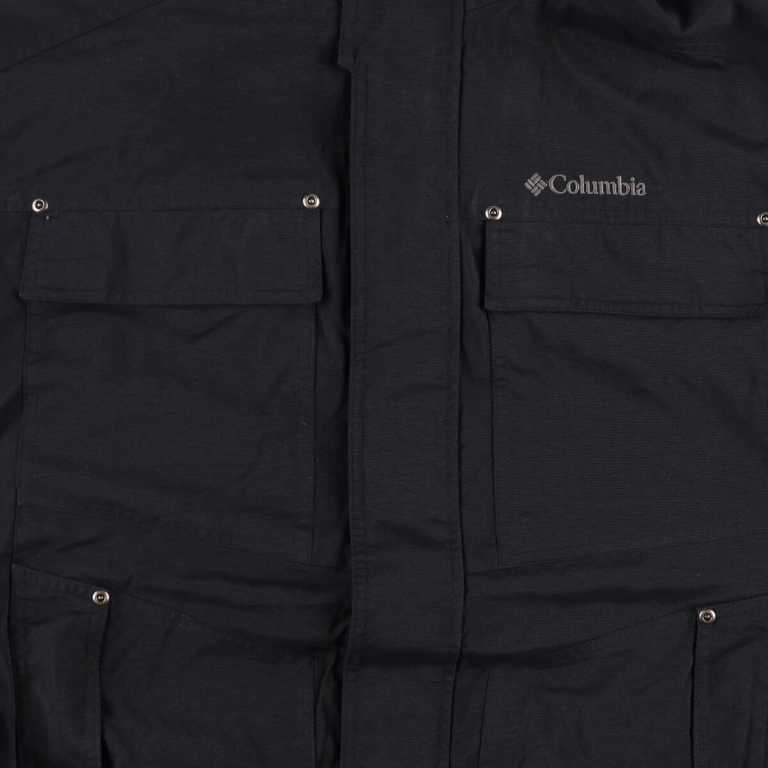 Columbia Men's Padded Mountain Parka, Shell Jacket, Puffer Jacket, Size XL Nylon black type Vintage Second Hand