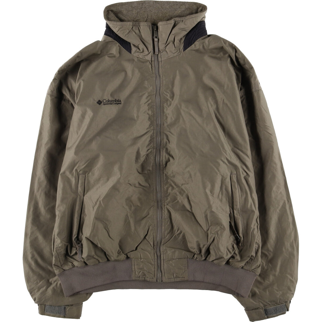 90s-00'S Columbia Men's XL Padded Puffer Jacket Nylon brown type Vintage Second Hand