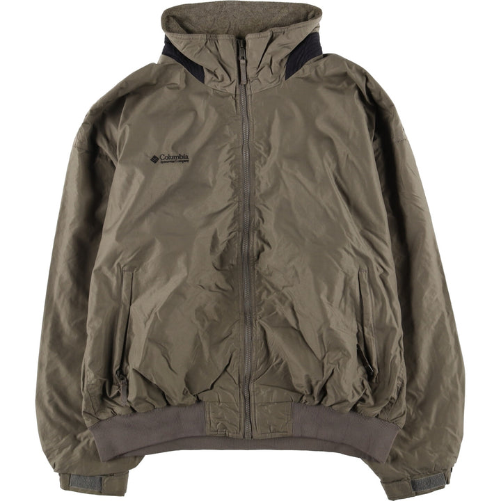 90s-00'S Columbia Men's XL Padded Puffer Jacket Nylon brown type Vintage Second Hand