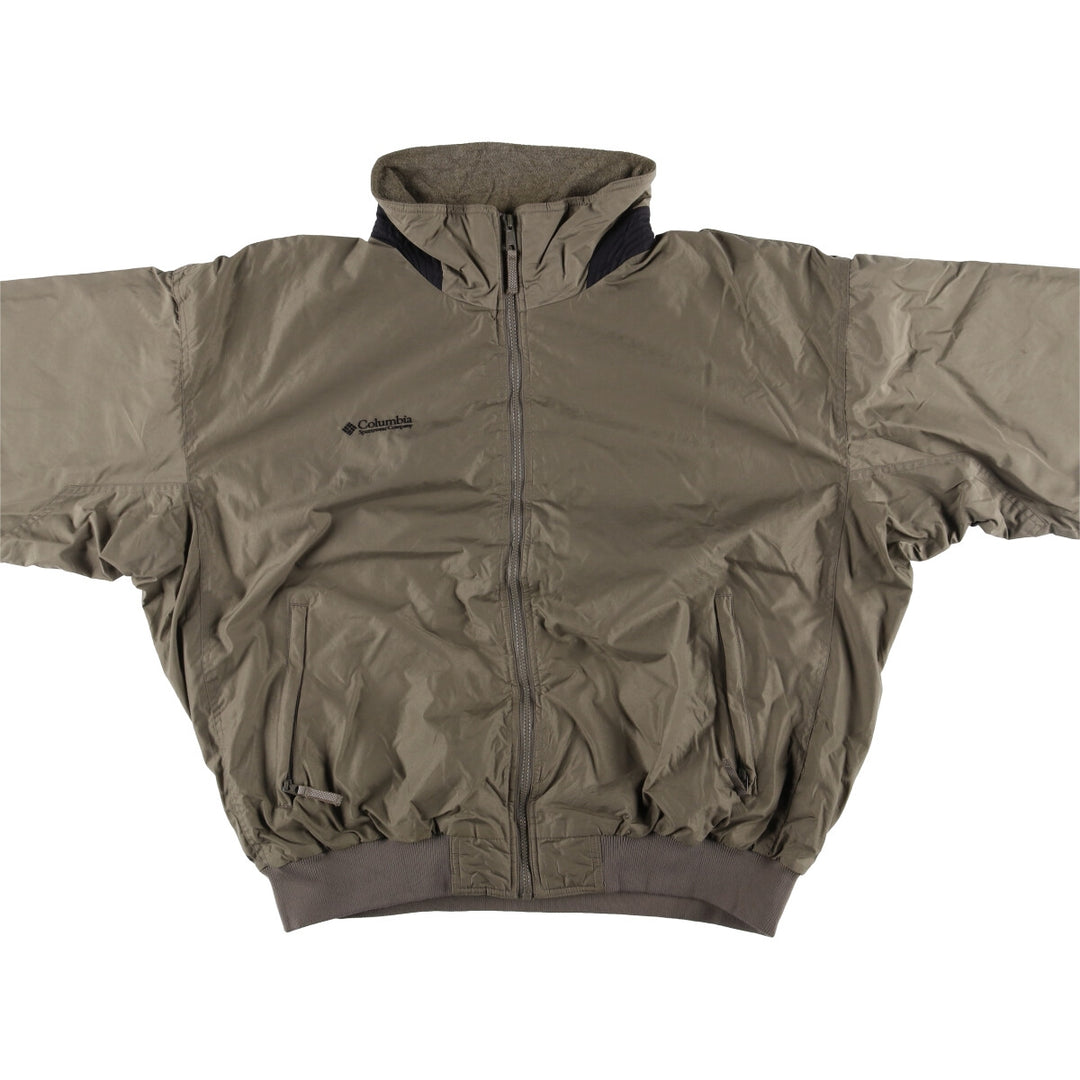 90s-00'S Columbia Men's XL Padded Puffer Jacket Nylon brown type Vintage Second Hand