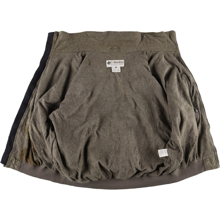 90s-00'S Columbia Men's XL Padded Puffer Jacket Nylon brown type Vintage Second Hand