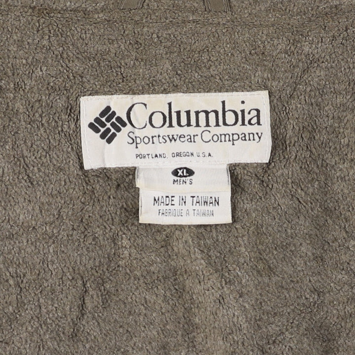 90s-00'S Columbia Men's XL Padded Puffer Jacket Nylon brown type Vintage Second Hand