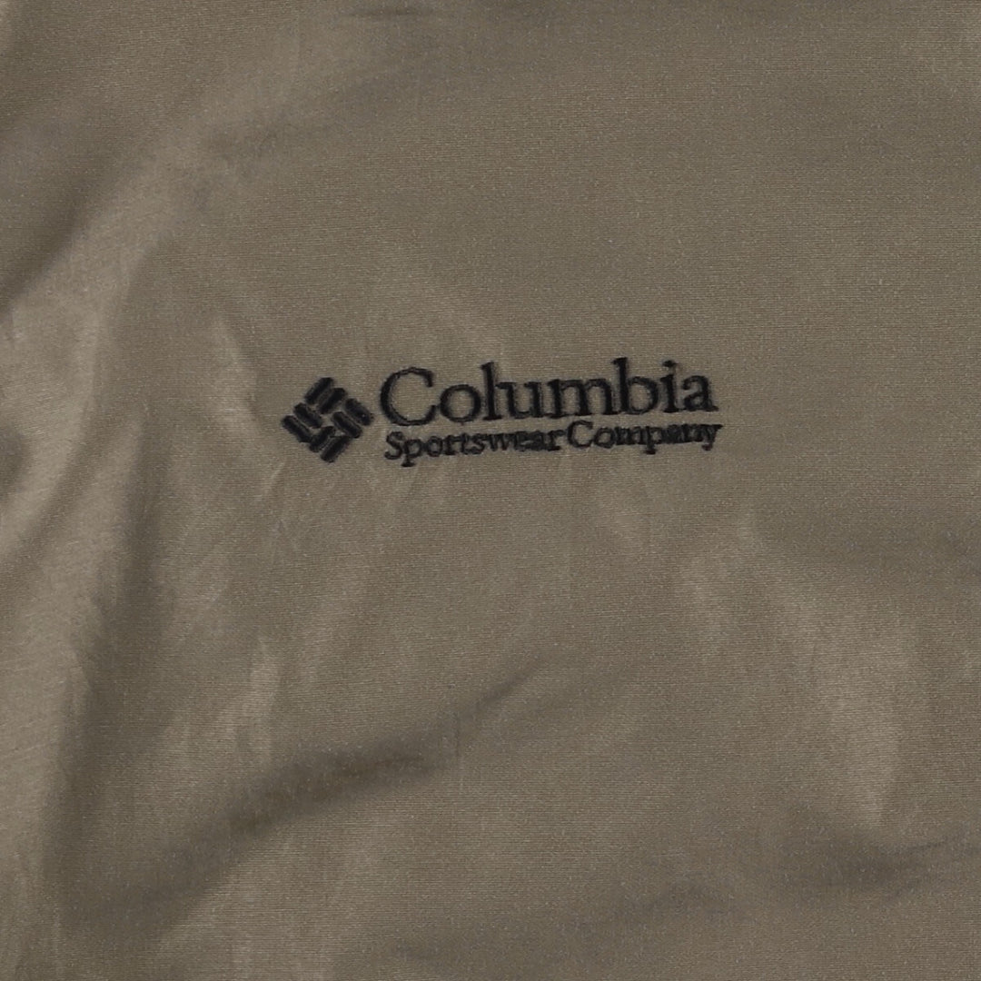 90s-00'S Columbia Men's XL Padded Puffer Jacket Nylon brown type Vintage Second Hand