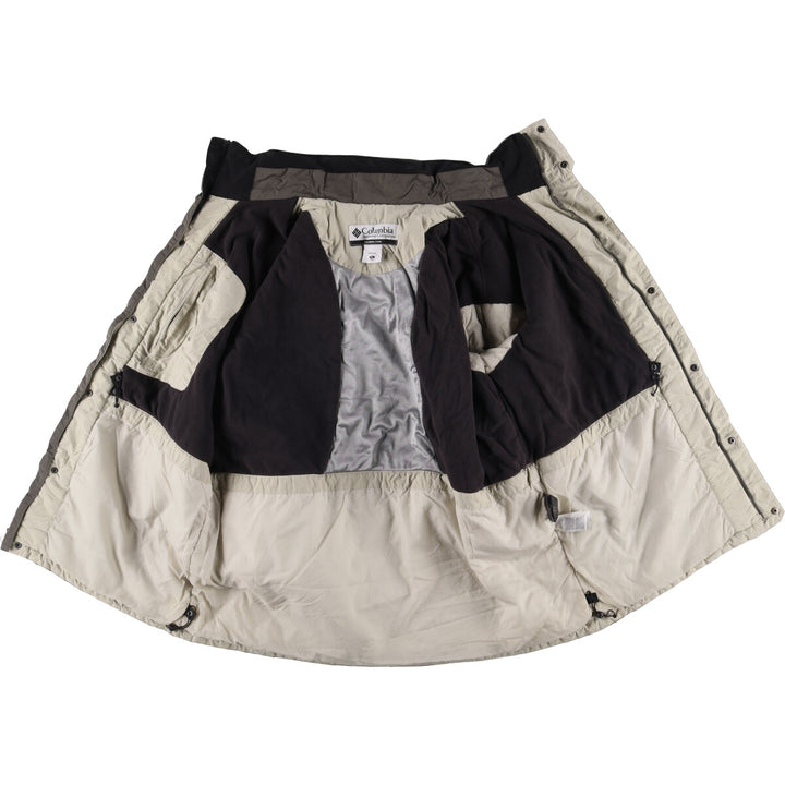 2000'S Columbia Padded Mountain Jacket, Shell Jacket, Puffer Jacket, Men's XL Nylon gray type Vintage Second Hand