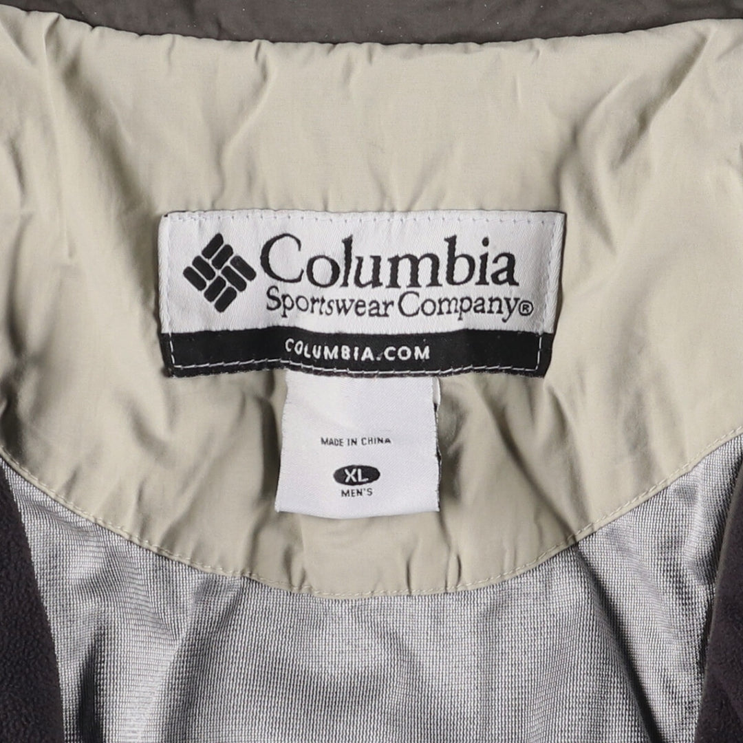 2000'S Columbia Padded Mountain Jacket, Shell Jacket, Puffer Jacket, Men's XL Nylon gray type Vintage Second Hand