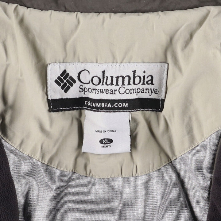 2000'S Columbia Padded Mountain Jacket, Shell Jacket, Puffer Jacket, Men's XL Nylon gray type Vintage Second Hand