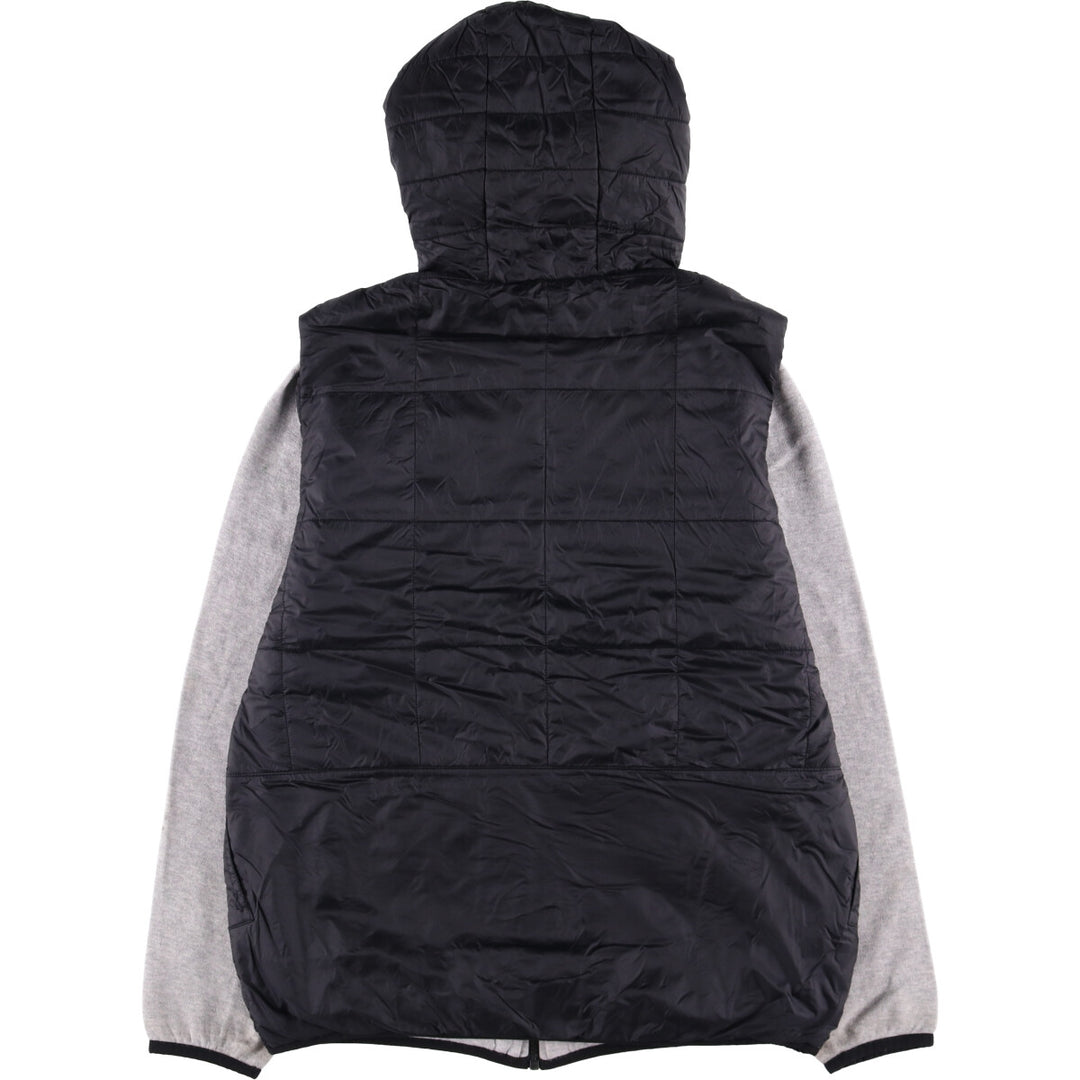 Lacoste reversible padded puffer jacket, size M, for men polyamide black type Vintage Second Hand