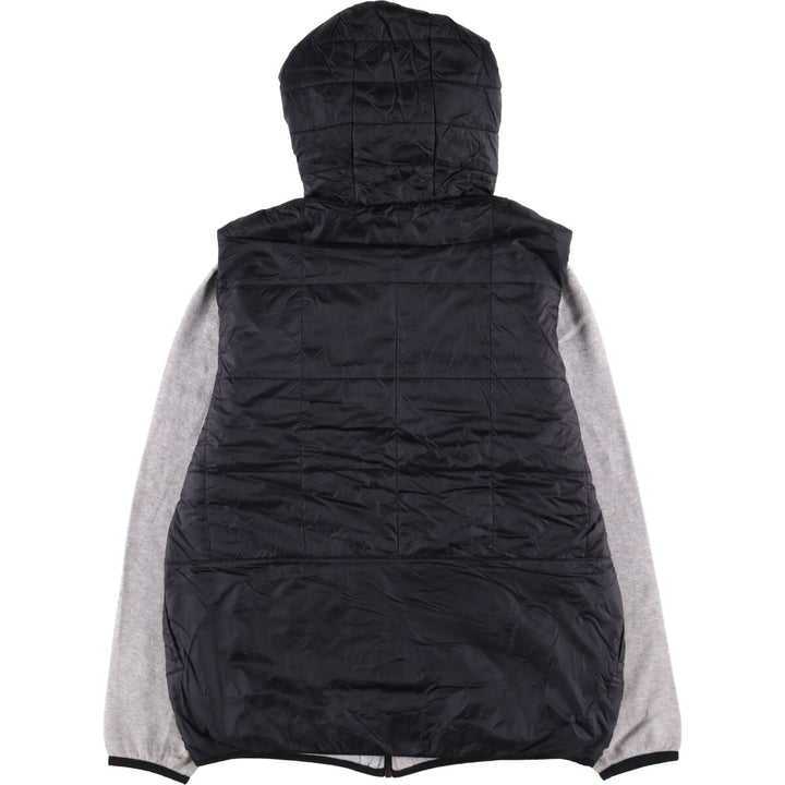 Lacoste reversible padded puffer jacket, size M, for men polyamide black type Vintage Second Hand