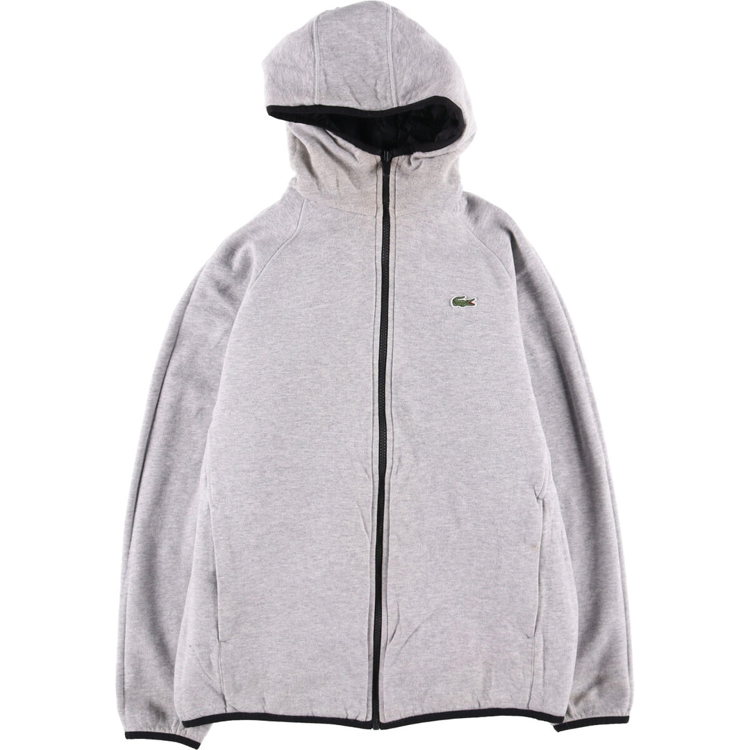 Lacoste reversible padded puffer jacket, size M, for men polyamide black type Vintage Second Hand