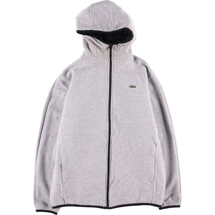 Lacoste reversible padded puffer jacket, size M, for men polyamide black type Vintage Second Hand