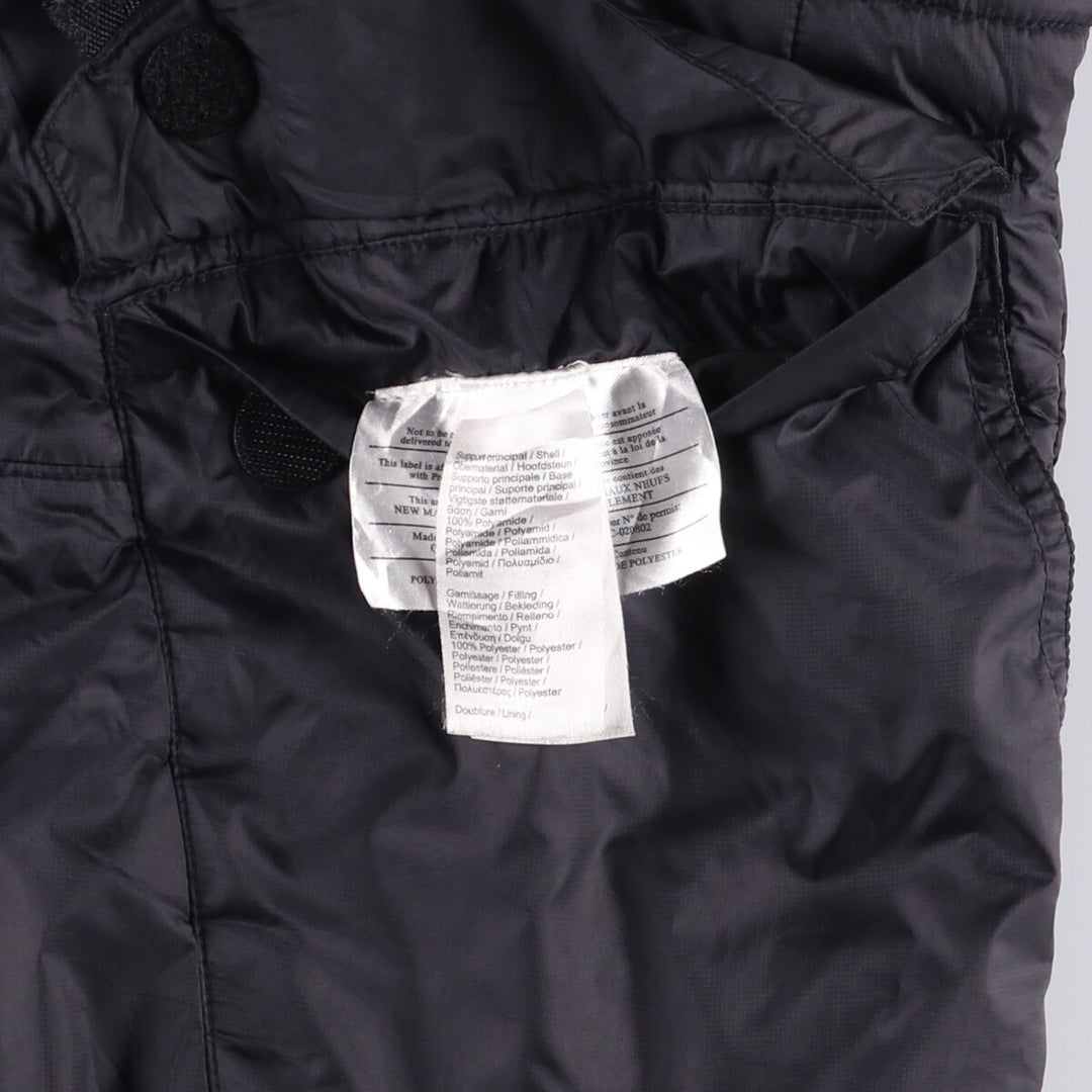 Lacoste reversible padded puffer jacket, size M, for men polyamide black type Vintage Second Hand