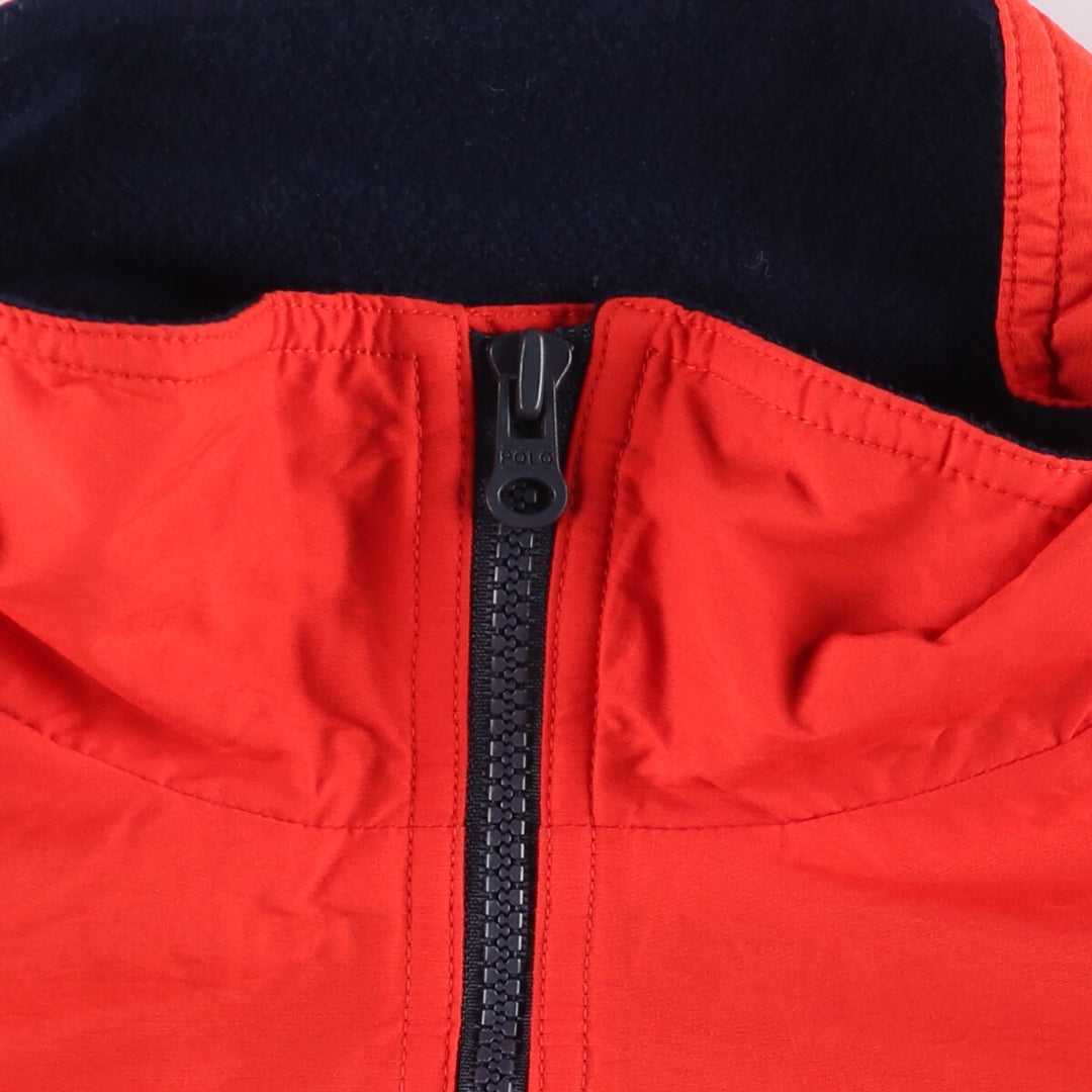Ralph Lauren POLO by Ralph Lauren padded puffer jacket, men's size L cotton orange type Vintage Second Hand