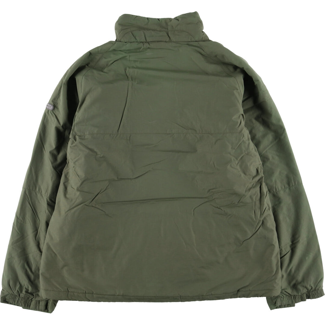 2000'S Columbia Convert Padded Mountain Jacket, Shell Jacket, Puffer Jacket, Men's XL Nylon Khaki type Vintage Second Hand