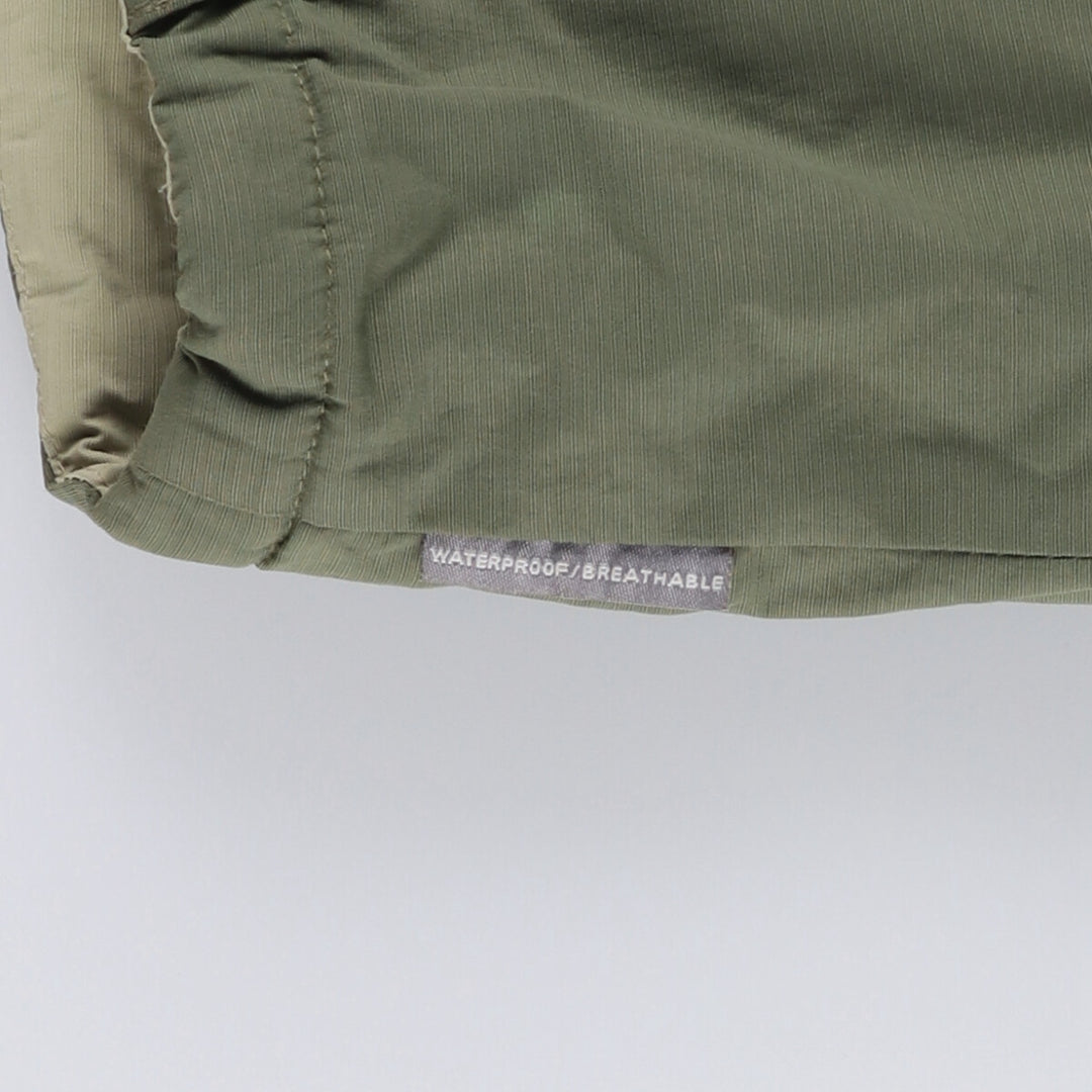 2000'S Columbia Convert Padded Mountain Jacket, Shell Jacket, Puffer Jacket, Men's XL Nylon Khaki type Vintage Second Hand