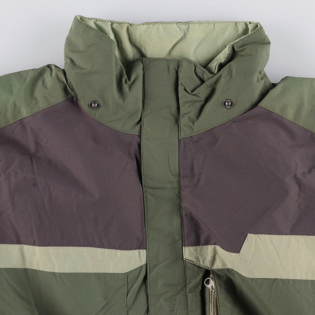 2000'S Columbia Convert Padded Mountain Jacket, Shell Jacket, Puffer Jacket, Men's XL Nylon Khaki type Vintage Second Hand