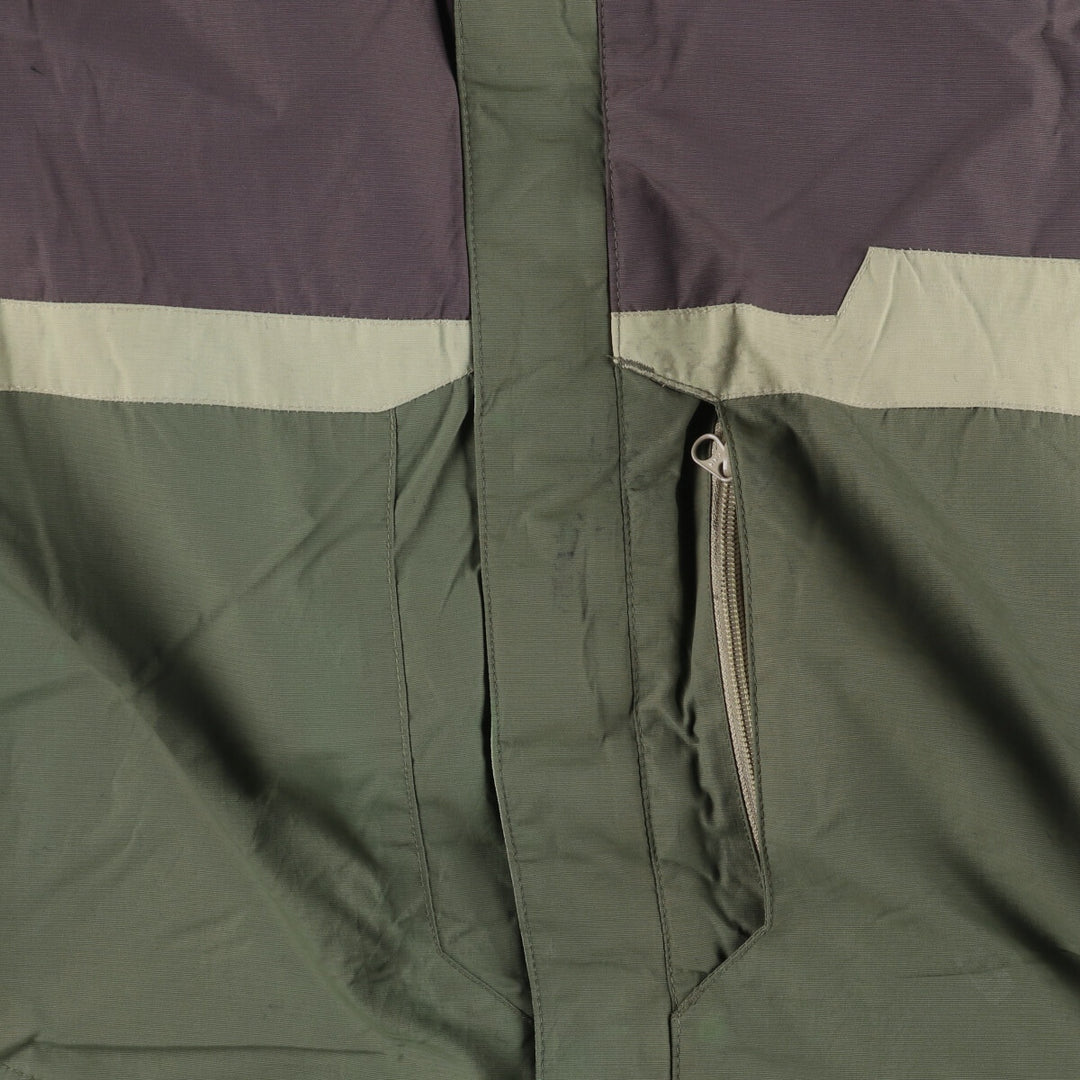 2000'S Columbia Convert Padded Mountain Jacket, Shell Jacket, Puffer Jacket, Men's XL Nylon Khaki type Vintage Second Hand