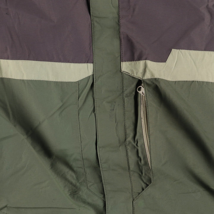 2000'S Columbia Convert Padded Mountain Jacket, Shell Jacket, Puffer Jacket, Men's XL Nylon Khaki type Vintage Second Hand