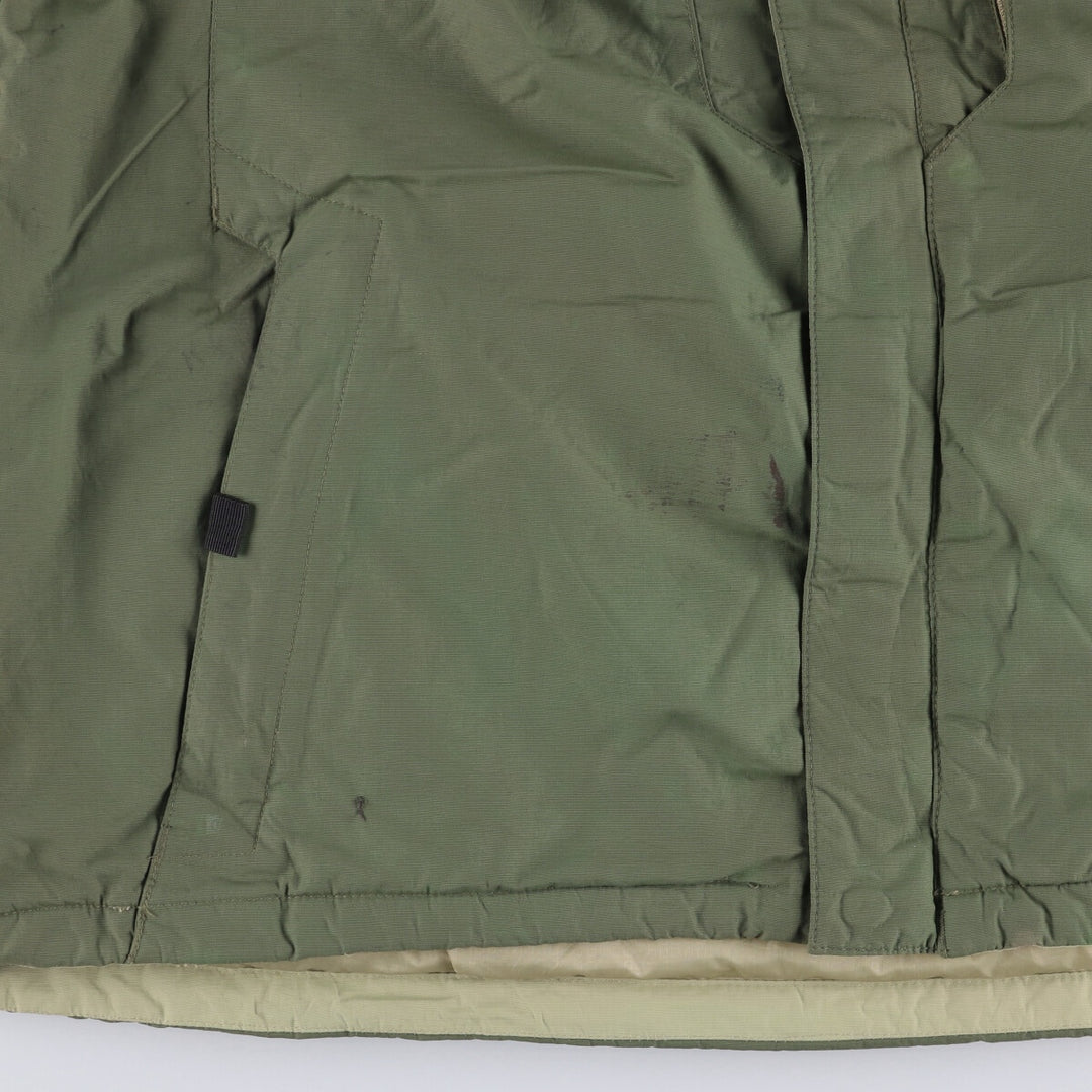 2000'S Columbia Convert Padded Mountain Jacket, Shell Jacket, Puffer Jacket, Men's XL Nylon Khaki type Vintage Second Hand