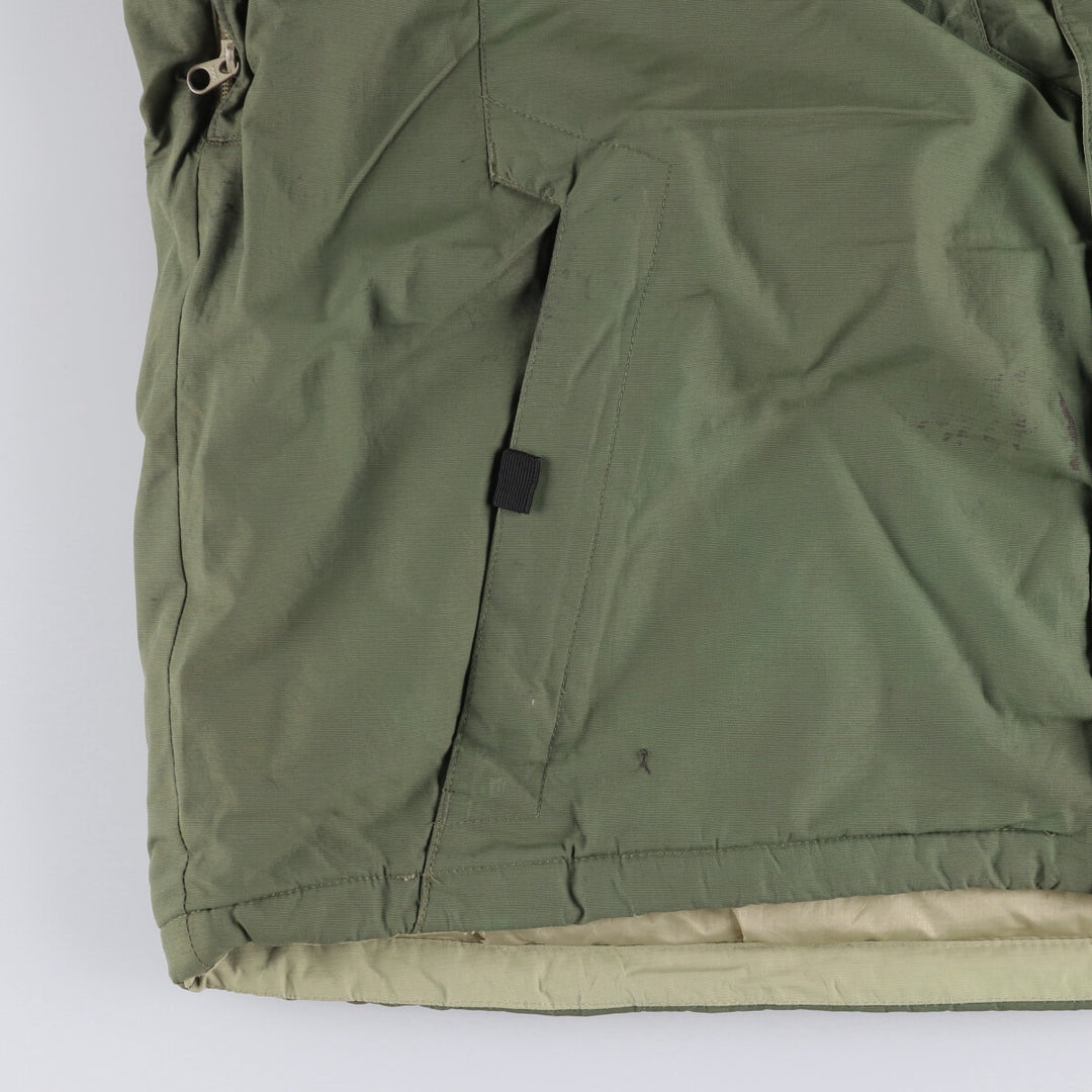 2000'S Columbia Convert Padded Mountain Jacket, Shell Jacket, Puffer Jacket, Men's XL Nylon Khaki type Vintage Second Hand