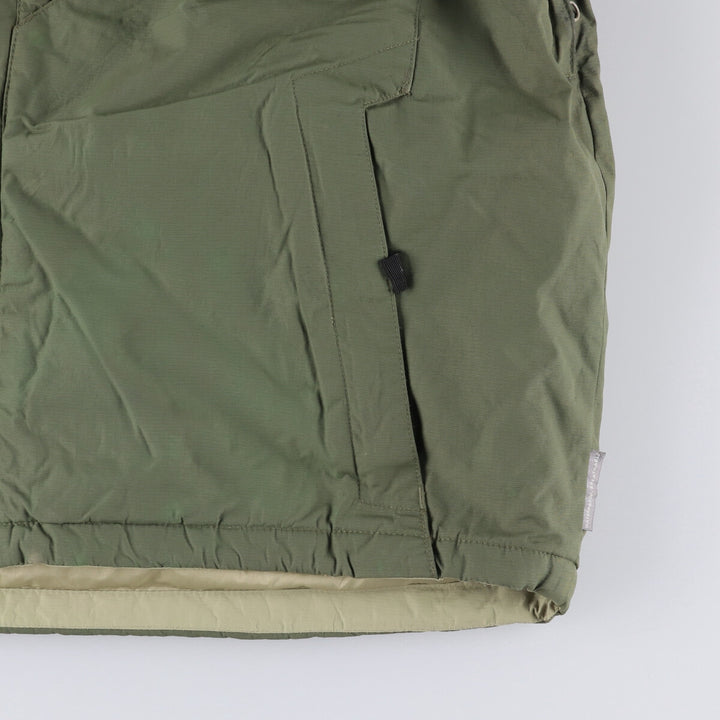 2000'S Columbia Convert Padded Mountain Jacket, Shell Jacket, Puffer Jacket, Men's XL Nylon Khaki type Vintage Second Hand