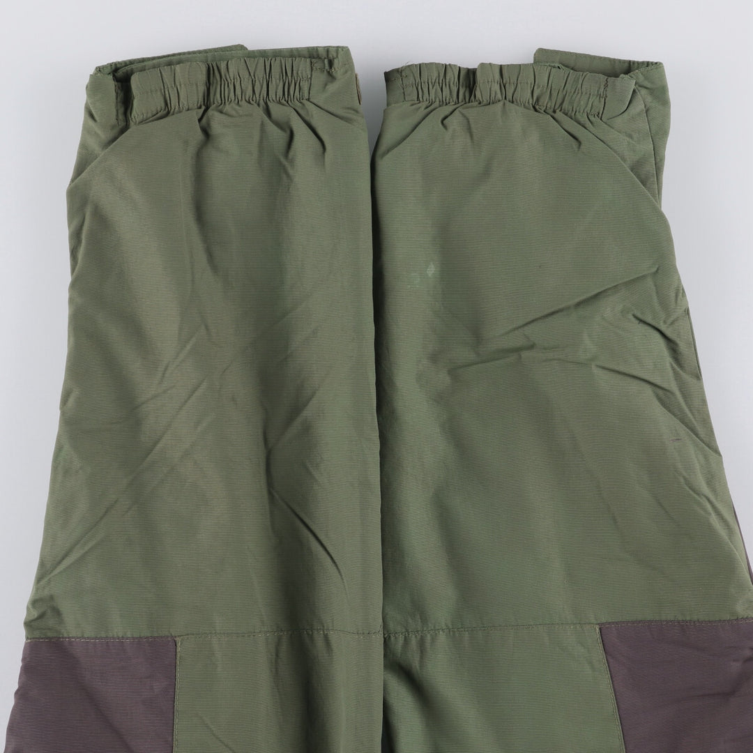 2000'S Columbia Convert Padded Mountain Jacket, Shell Jacket, Puffer Jacket, Men's XL Nylon Khaki type Vintage Second Hand