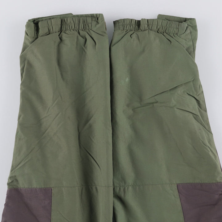 2000'S Columbia Convert Padded Mountain Jacket, Shell Jacket, Puffer Jacket, Men's XL Nylon Khaki type Vintage Second Hand