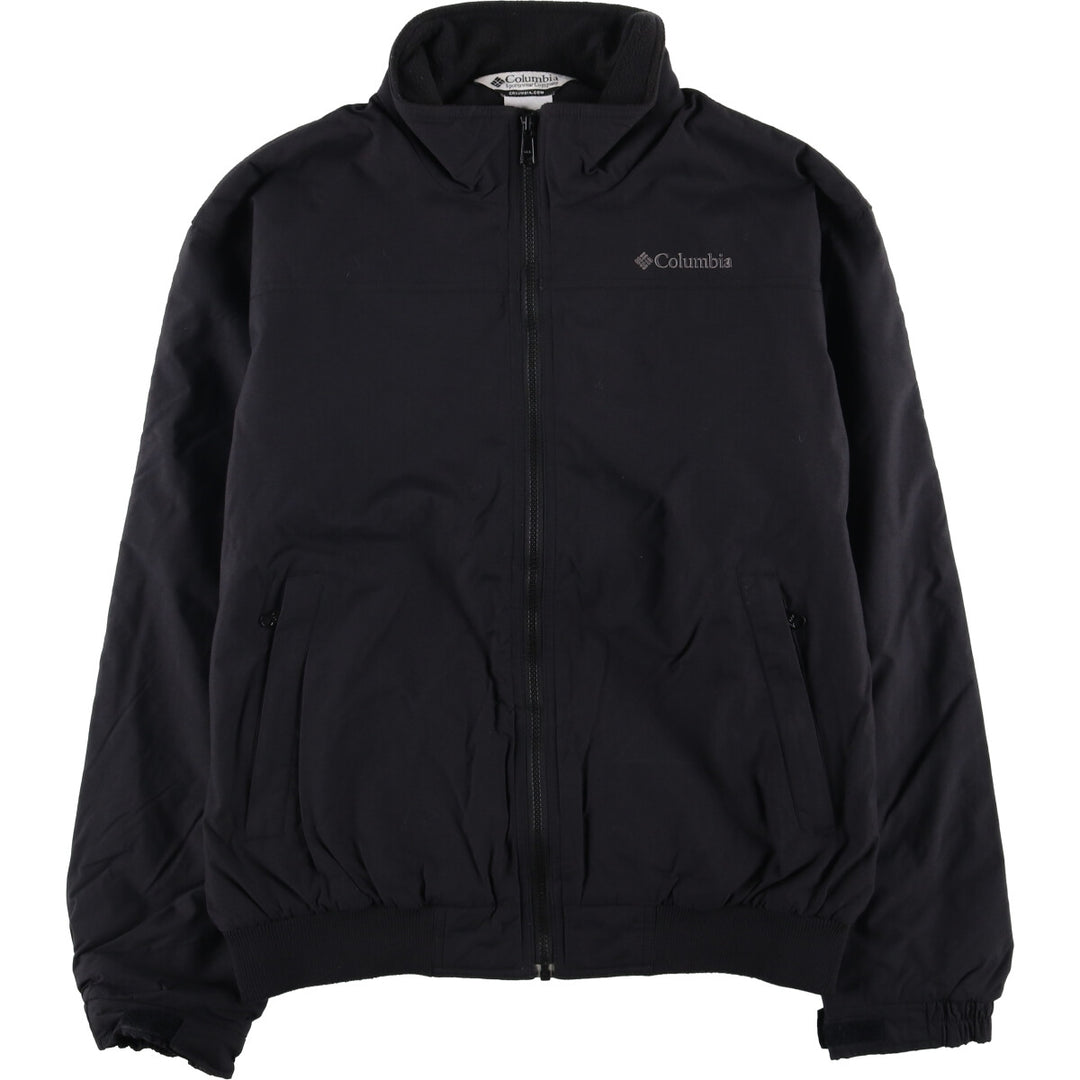 2000'S Columbia padded puffer jacket, men's size L Nylon black type Vintage Second Hand