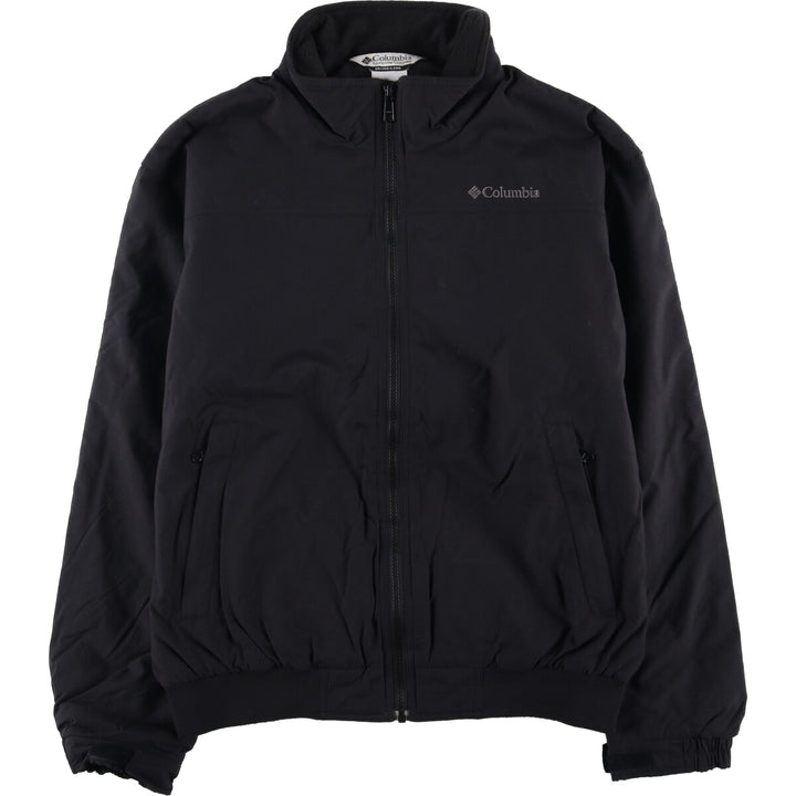 2000'S Columbia padded puffer jacket, men's size L Nylon black type Vintage Second Hand