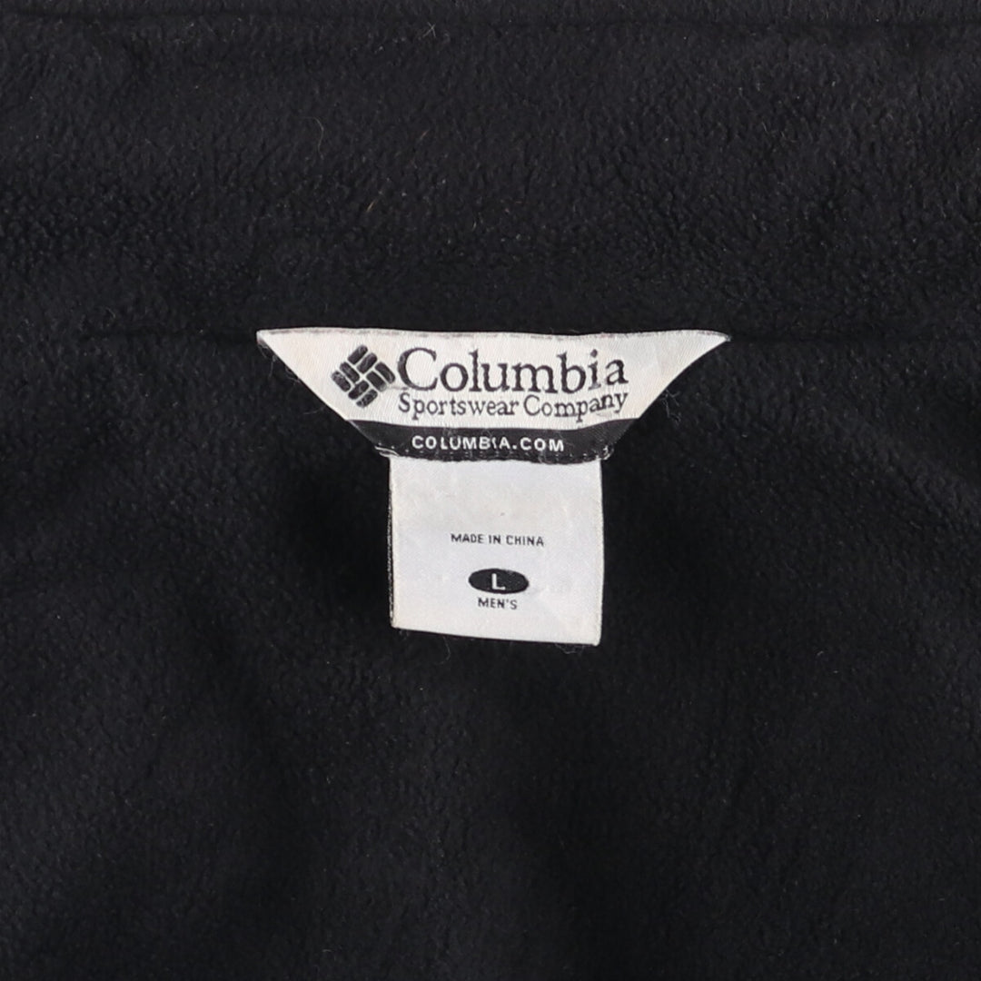 2000'S Columbia padded puffer jacket, men's size L Nylon black type Vintage Second Hand