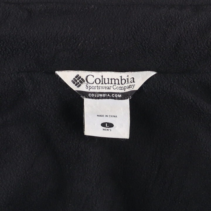 2000'S Columbia padded puffer jacket, men's size L Nylon black type Vintage Second Hand