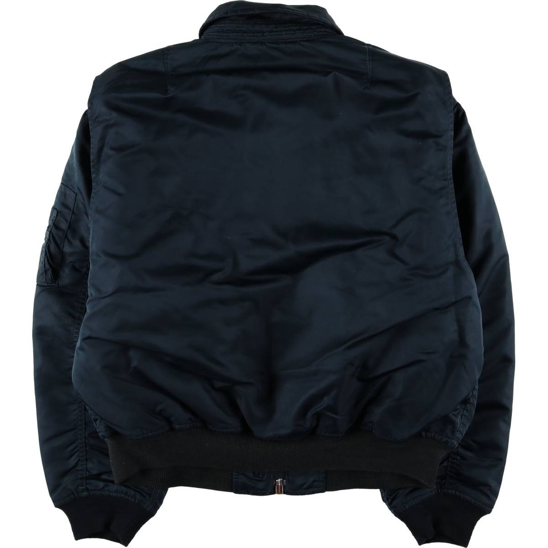 Civilian Shot SCHOTT CWU-45 Nylon navy blue type Vintage Second Hand