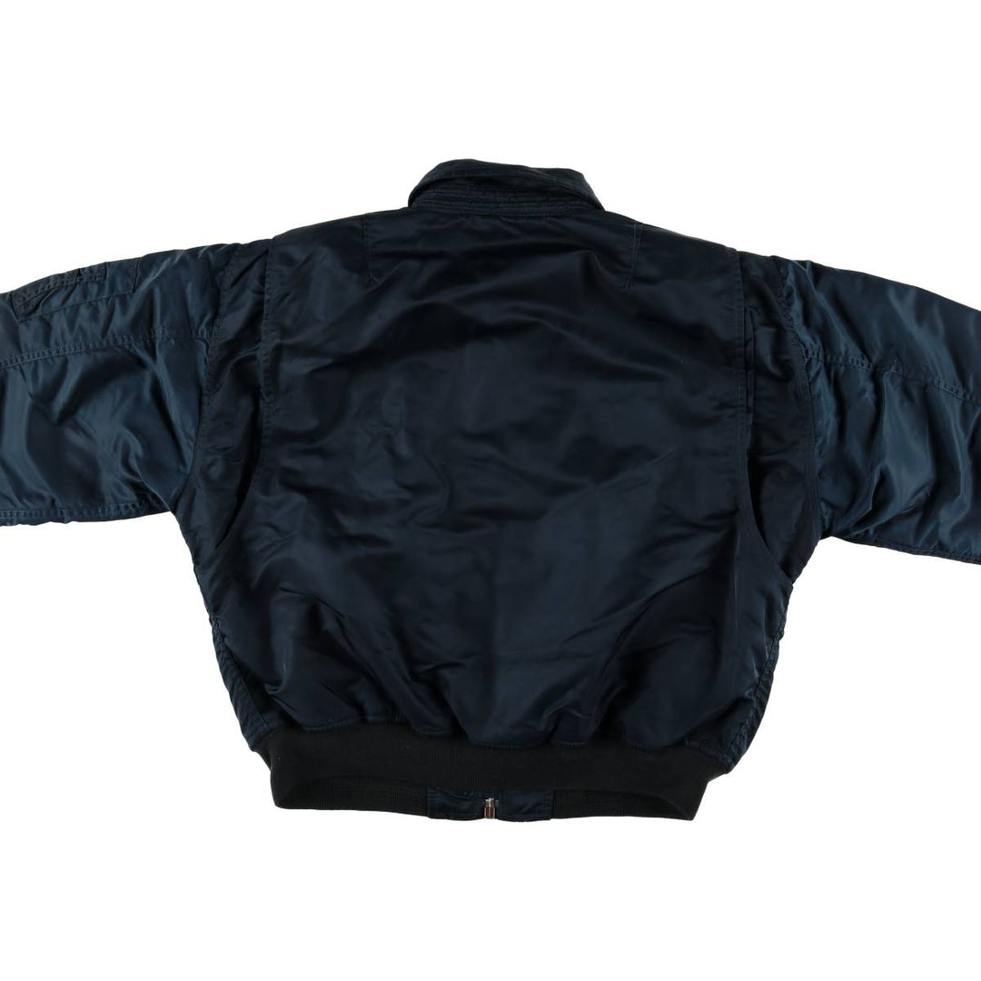 Civilian Shot SCHOTT CWU-45 Nylon navy blue type Vintage Second Hand