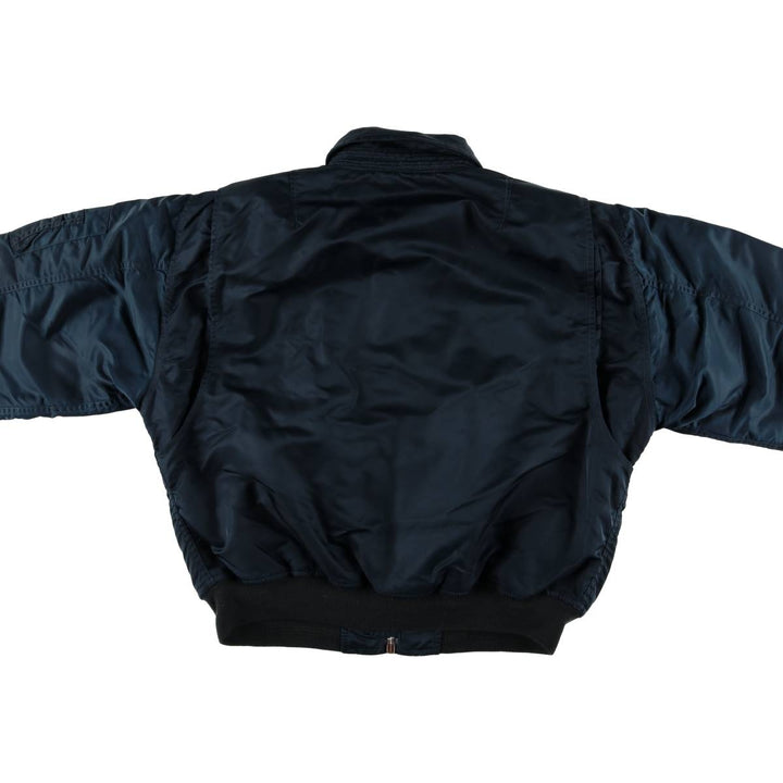 Civilian Shot SCHOTT CWU-45 Nylon navy blue type Vintage Second Hand