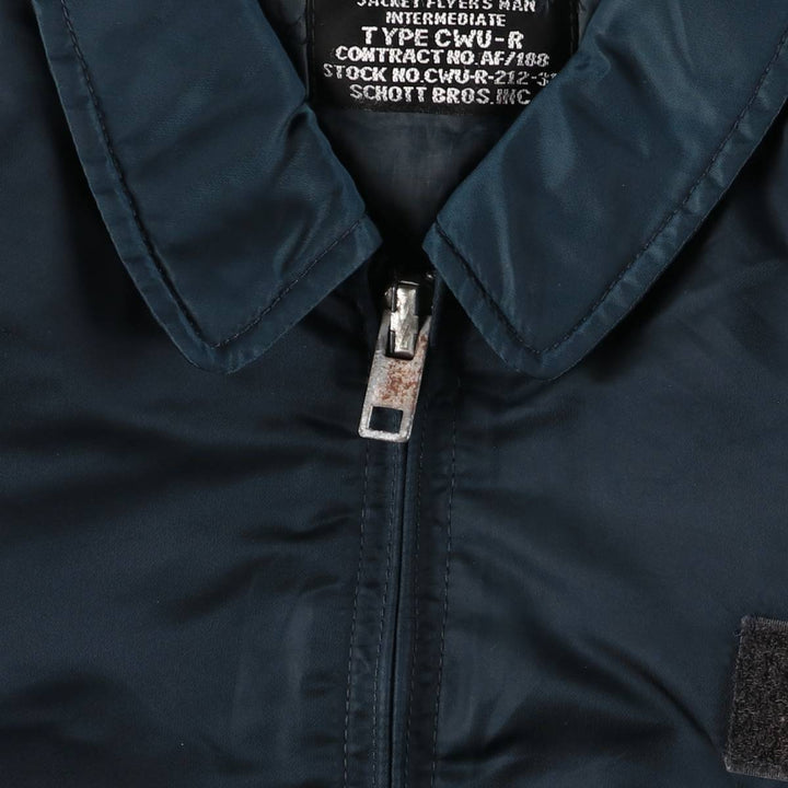 Civilian Shot SCHOTT CWU-45 Nylon navy blue type Vintage Second Hand