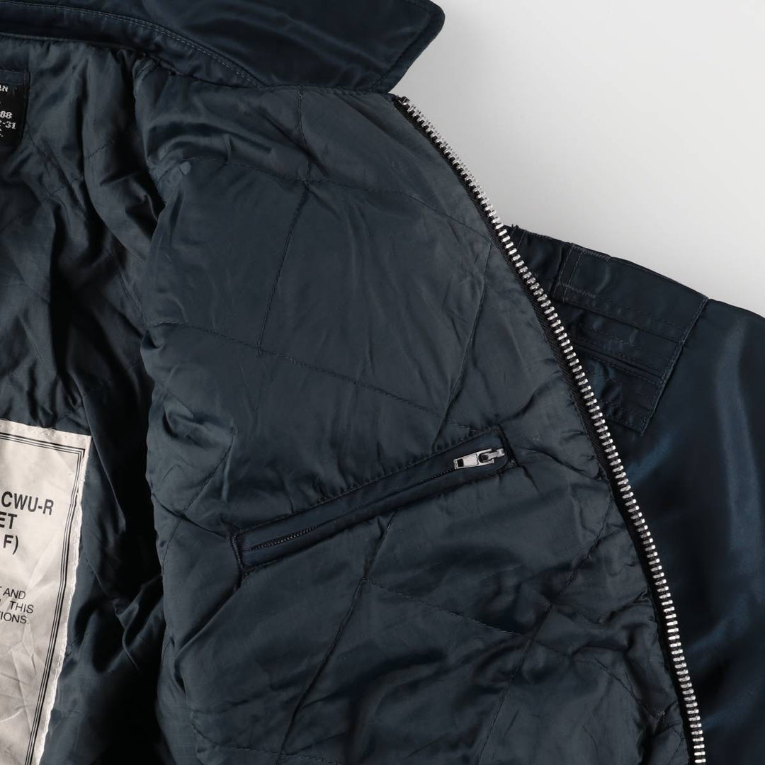 Civilian Shot SCHOTT CWU-45 Nylon navy blue type Vintage Second Hand