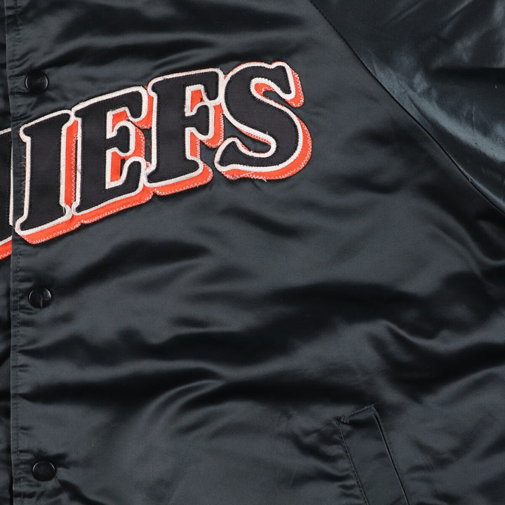 NFL KANSAS CITY CHIEFS Kansas City Chiefs Padded Stadium Jacket, Men's XXL unclear black type Vintage Second Hand