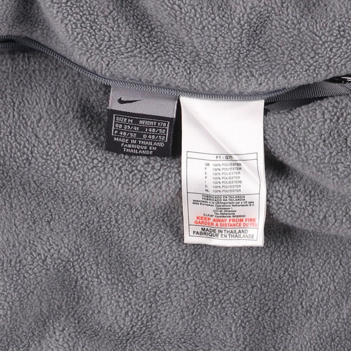 2000'S Nike reversible half-zip hooded ripstop warm-up pullover, men's size M polyester black type Vintage Second Hand