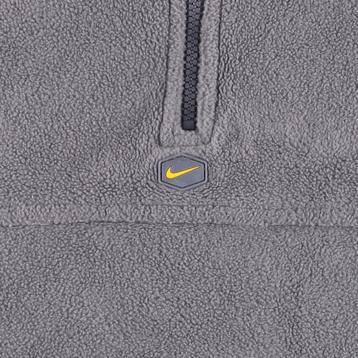 2000'S Nike reversible half-zip hooded ripstop warm-up pullover, men's size M polyester black type Vintage Second Hand