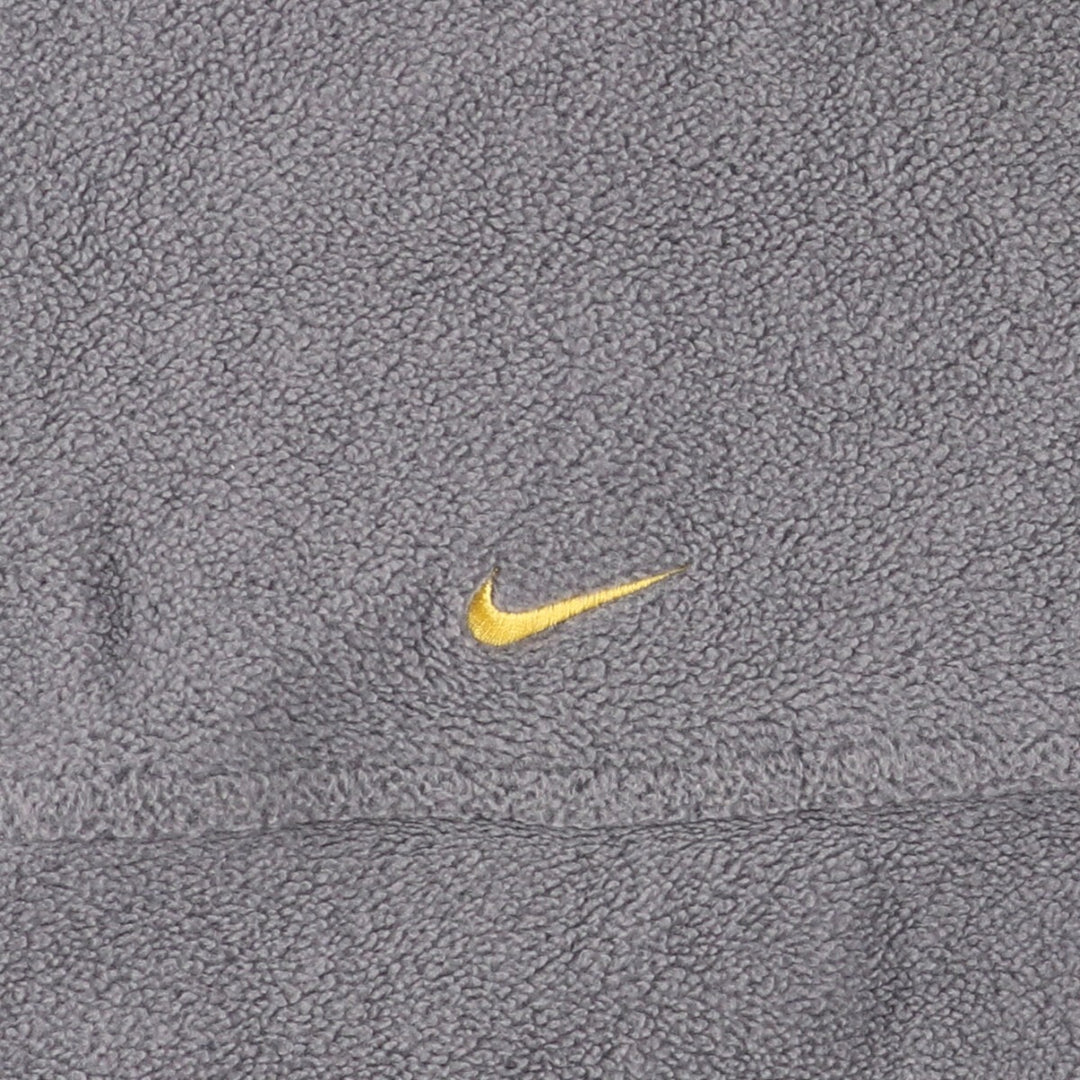 2000'S Nike reversible half-zip hooded ripstop warm-up pullover, men's size M polyester black type Vintage Second Hand