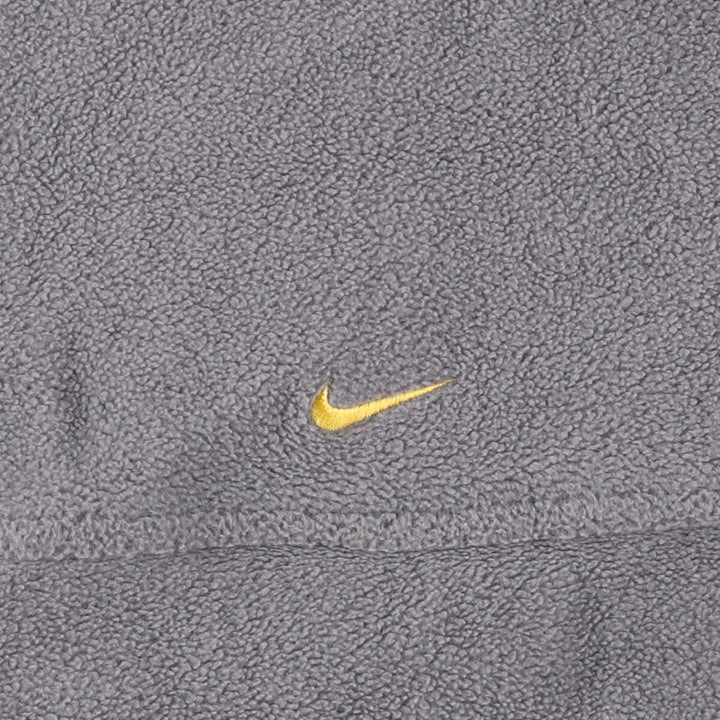 2000'S Nike reversible half-zip hooded ripstop warm-up pullover, men's size M polyester black type Vintage Second Hand