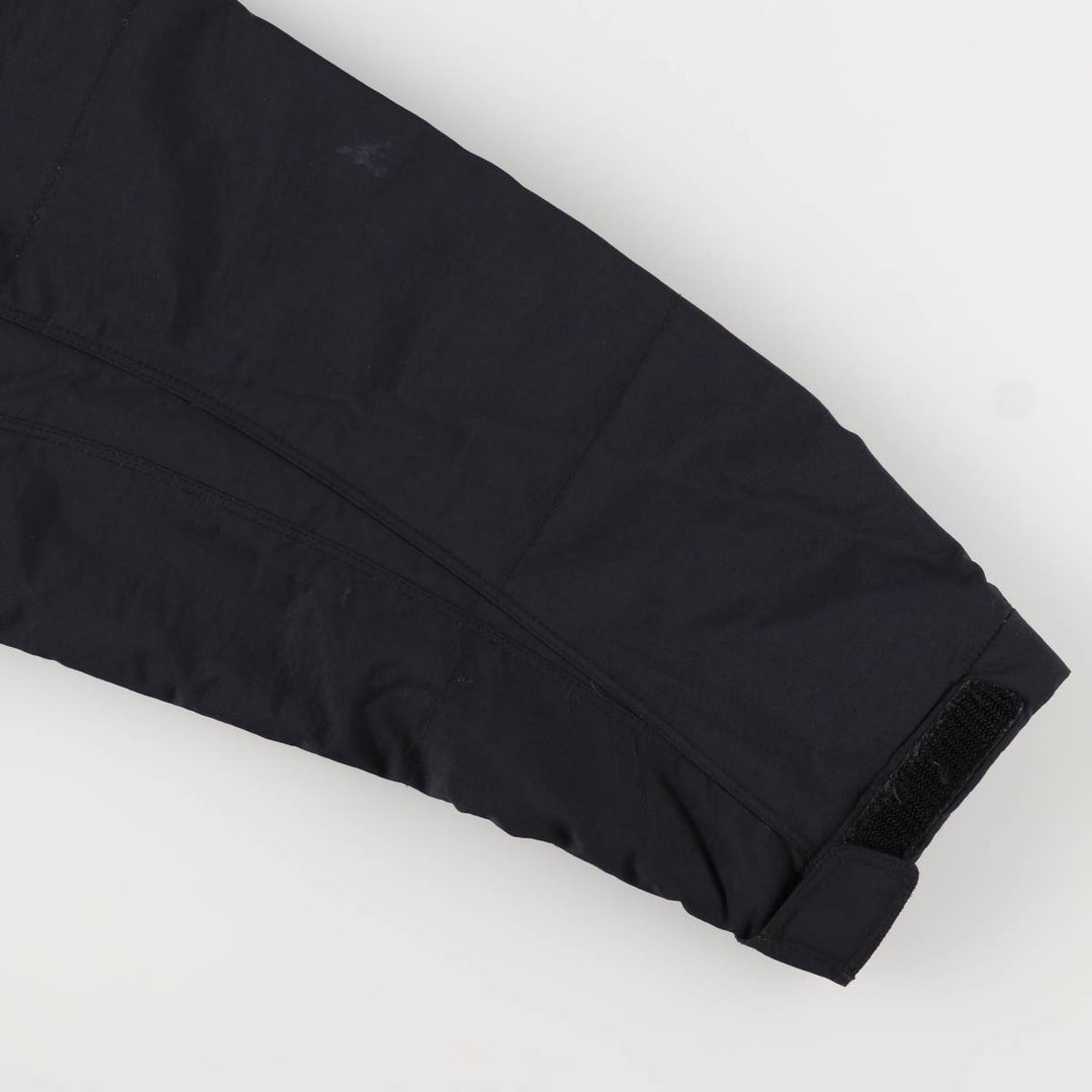 2000'S Nike Back Logo Padded Hoodie Puffer Jacket Men's Size Medium Nylon black type Vintage Second Hand