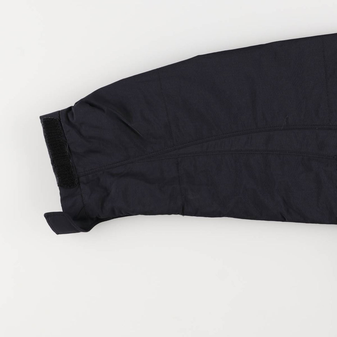 2000'S Nike Back Logo Padded Hoodie Puffer Jacket Men's Size Medium Nylon black type Vintage Second Hand