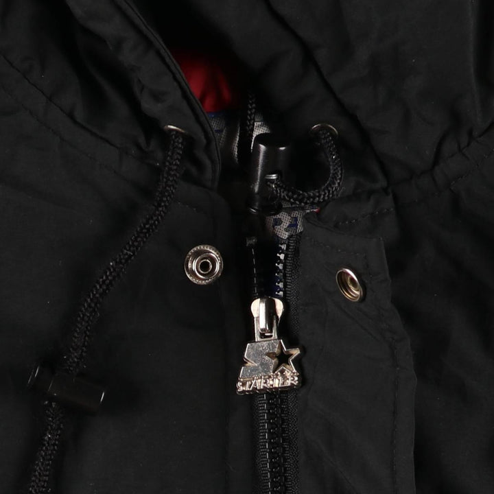 90'S Starter Washington Redskins Padded Puffer Jacket, Men's Size Medium, Vintage polyester black type Vintage Second Hand