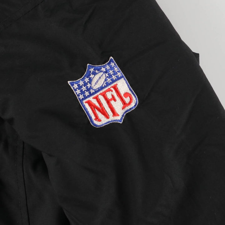 90'S Starter Washington Redskins Padded Puffer Jacket, Men's Size Medium, Vintage polyester black type Vintage Second Hand