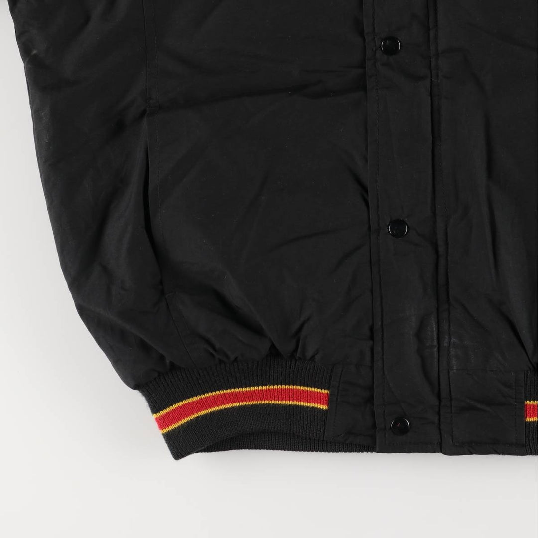 90'S Starter Washington Redskins Padded Puffer Jacket, Men's Size Medium, Vintage polyester black type Vintage Second Hand