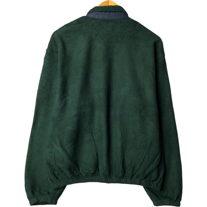 Vintage 90'S Ralph Lauren swing-top fleece jacket, made in the USA, size M. polyester green type Vintage Second Hand