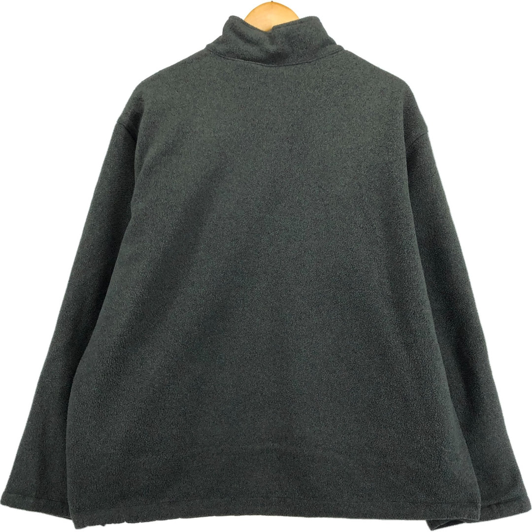 90s-00'S Ralph Lauren POLO GOLF reversible half-zip fleece pullover, men's size L polyester gray type Vintage Second Hand