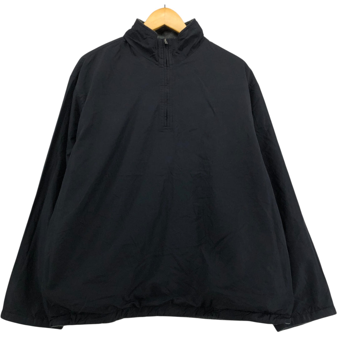 90s-00'S Ralph Lauren POLO GOLF reversible half-zip fleece pullover, men's size L polyester gray type Vintage Second Hand