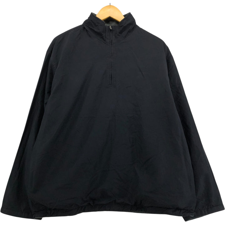 90s-00'S Ralph Lauren POLO GOLF reversible half-zip fleece pullover, men's size L polyester gray type Vintage Second Hand