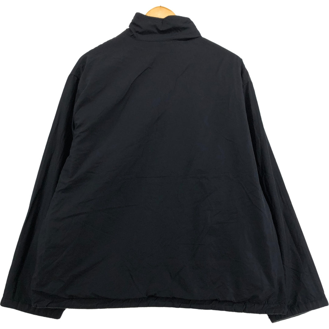 90s-00'S Ralph Lauren POLO GOLF reversible half-zip fleece pullover, men's size L polyester gray type Vintage Second Hand